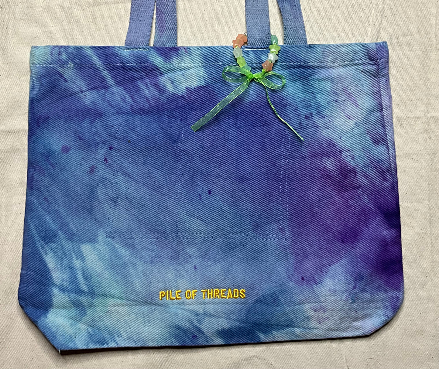 “Mane, I Love Memphis!” Trippy Drippy Tote, Memphis Blue