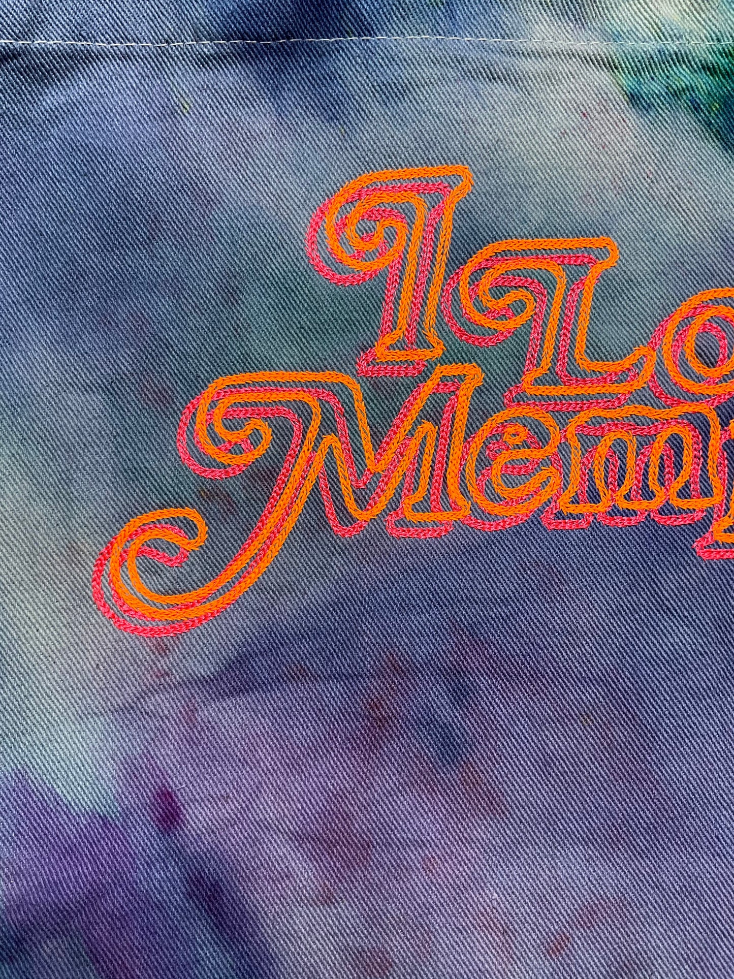“I Love Memphis” Trippy Glow Tote, Watermelon