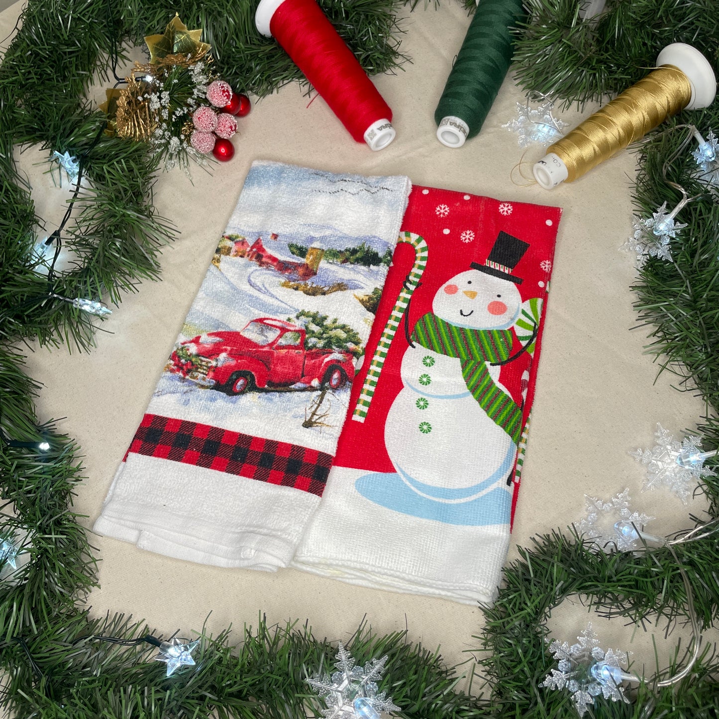 Christmas Tea Towels (Sets of 2)