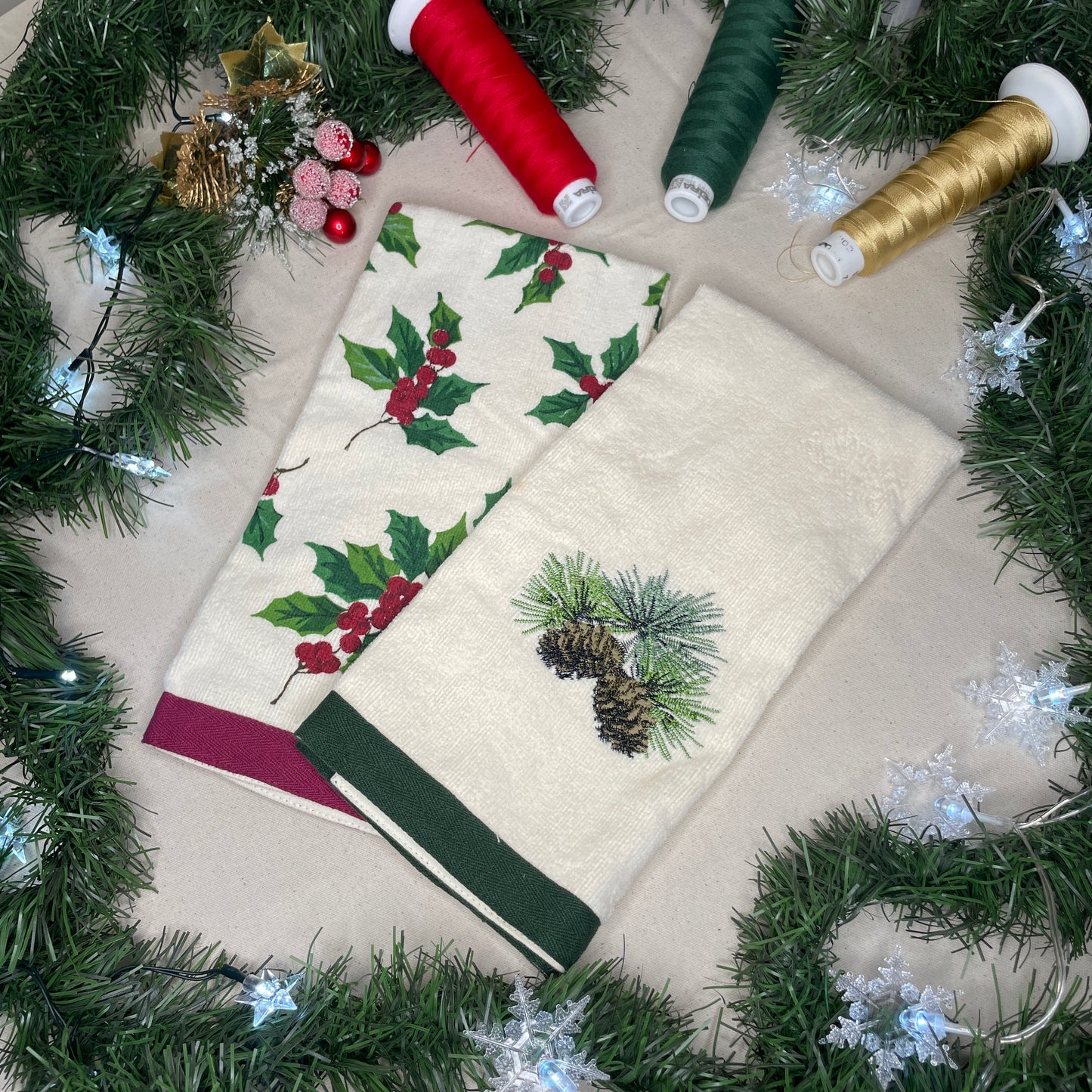 Christmas Tea Towels (Sets of 2)