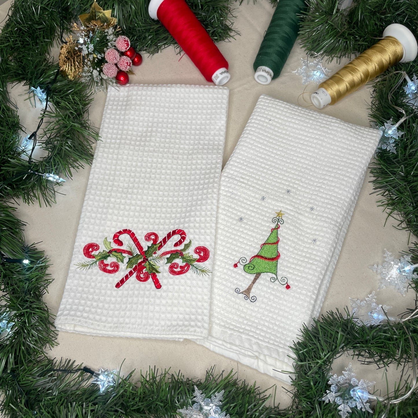 Christmas Tea Towels (Sets of 2)