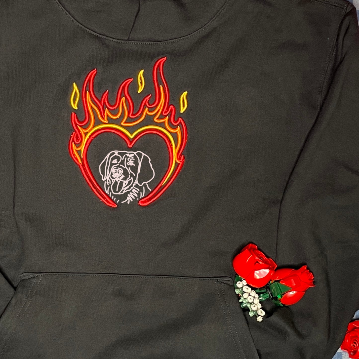 LUVR GRL IRL Burning Love Sweatshirt