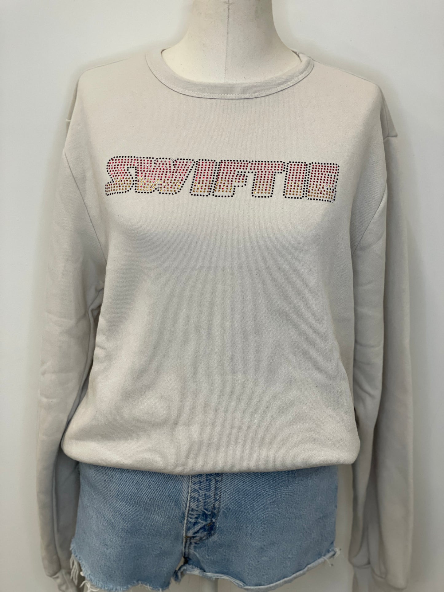 Swiftie Rhinestone Sweatshirt