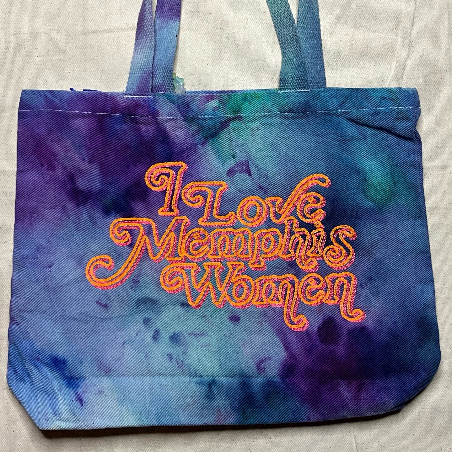 “I Love Memphis Women” Trippy Glow Tote, Watermelon