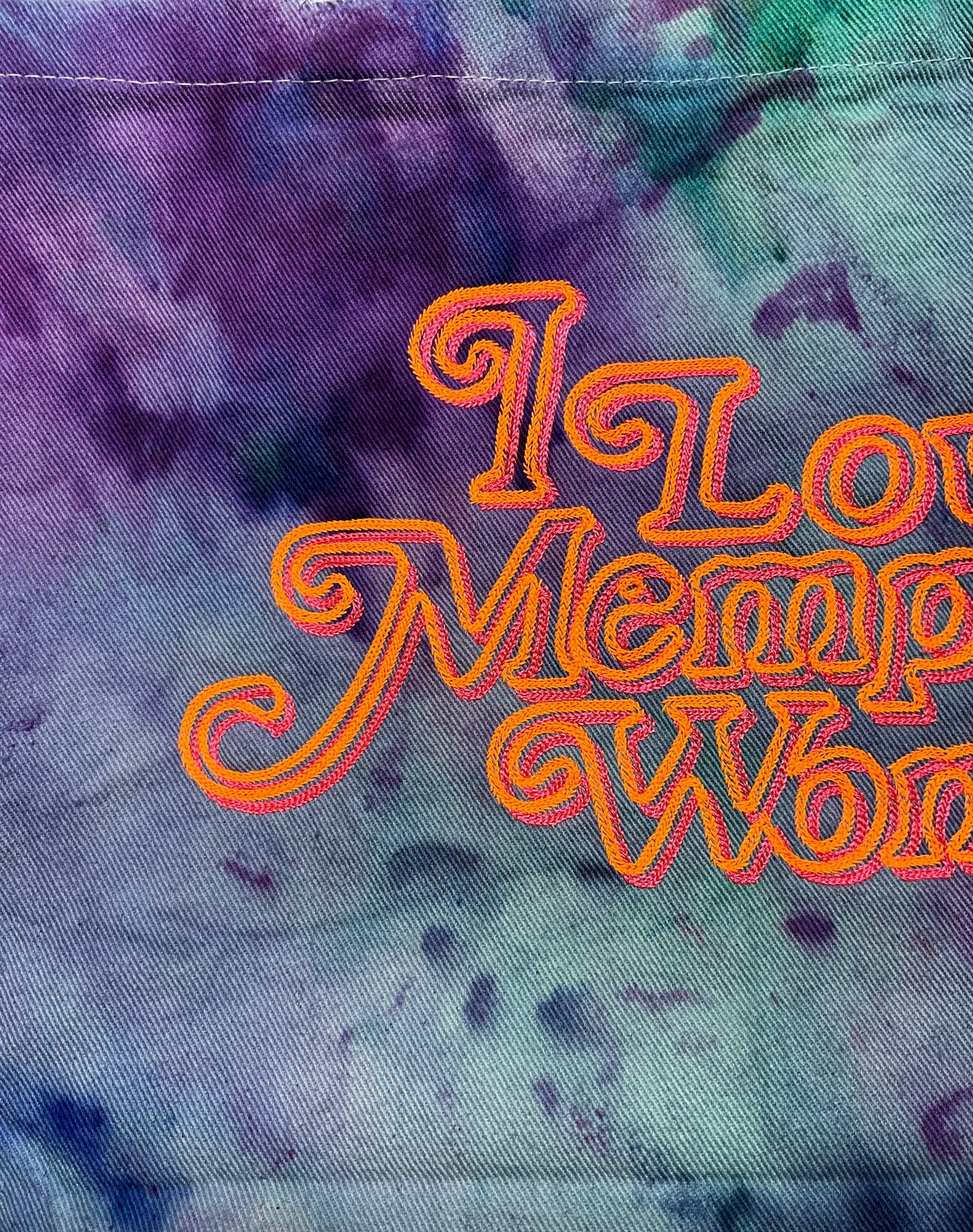 “I Love Memphis Women” Trippy Glow Tote, Watermelon