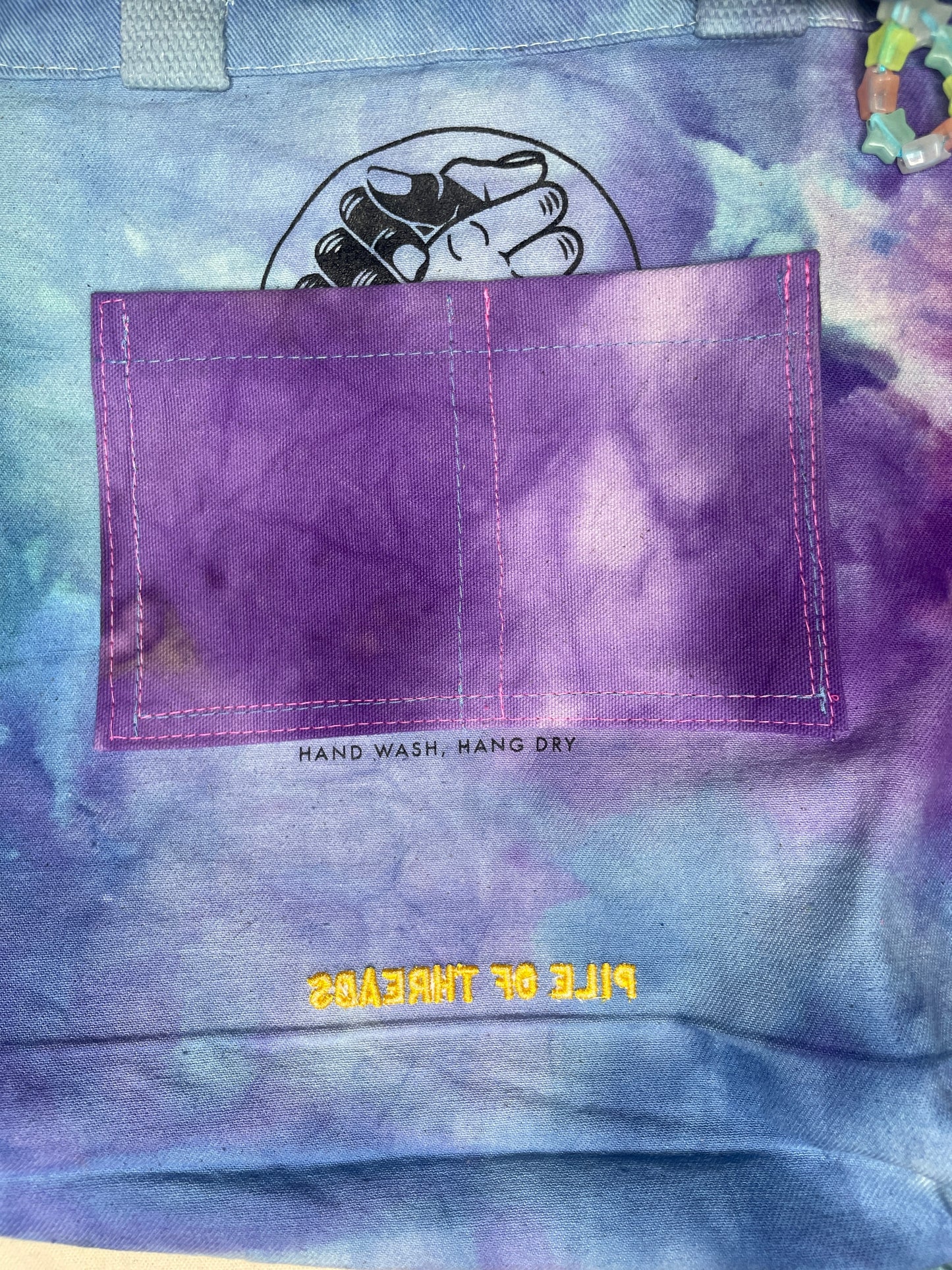 “Mane, I Love Memphis!” Trippy Glow Tote, Watermelon